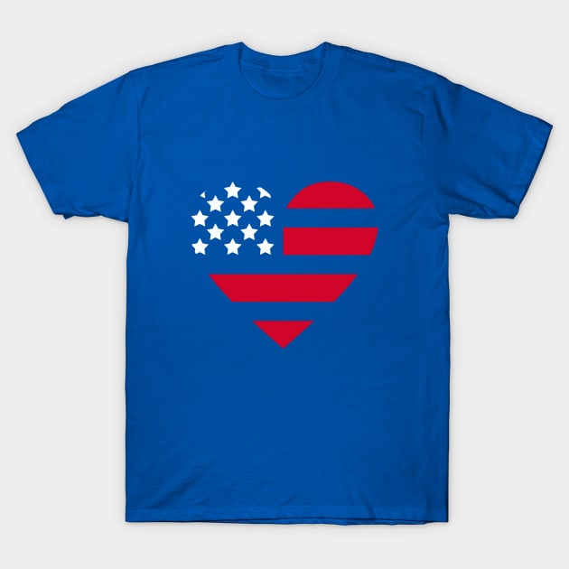 Love America T-Shirt by DavesTees